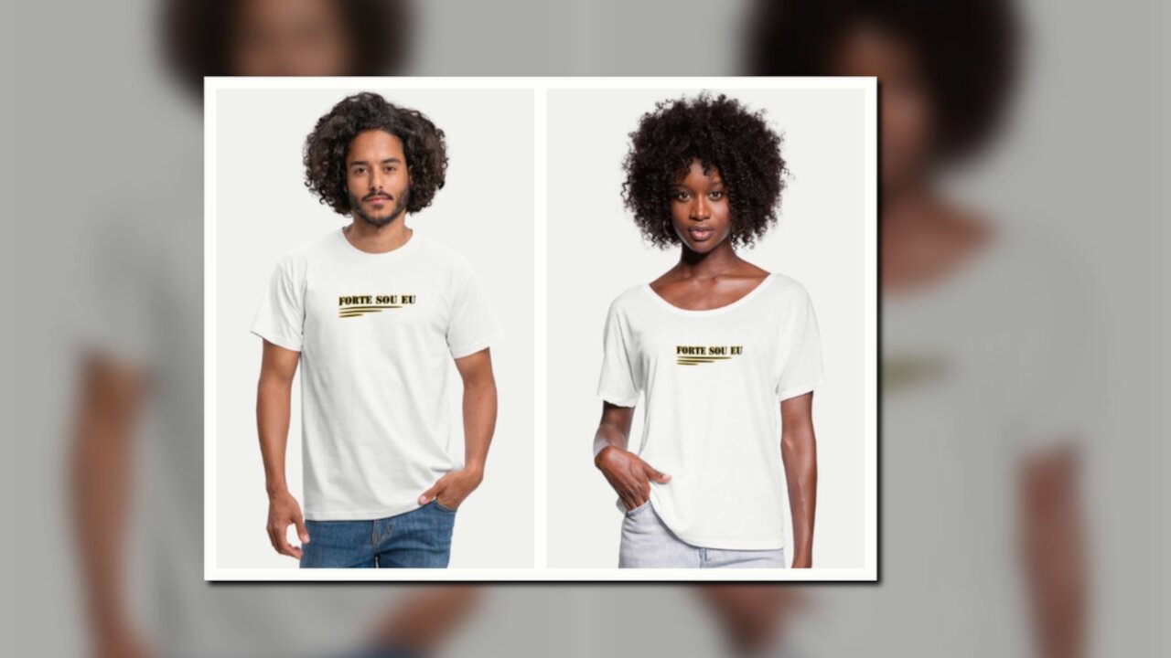 FORTE SOU EU. YELLOW AND BLACK . SAMER BRASIL (SPREADSHIRT)