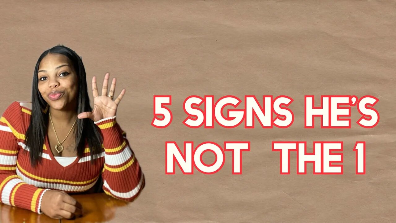 5 Signs He’s NOT The 1….Men,Do NOT Be This Type Of Man