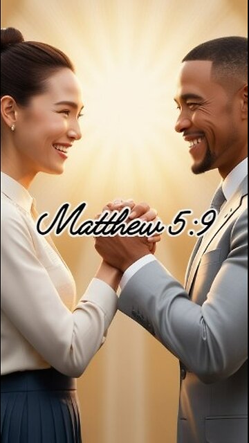 Matthew 5:9 - Blessed are the peacemakers, for they will be called children of God.