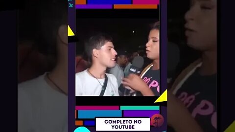 Quero ser igual ao Leandro 😂😂!! #humor #paradalgbt #shorts #entrevista #rockinrio2022 #pâniconatv