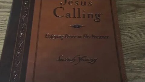 December 1st| Jesus calling daily devotions.