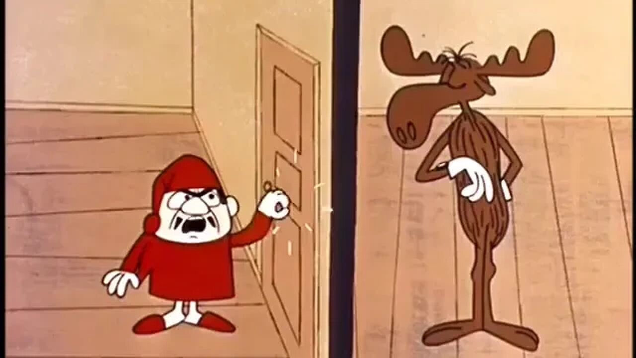 Rocky & Bullwinkle Mr Know It All 1960s classic cartoon