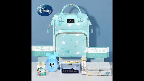 Disney Mickey Original New Diaper Bag Backpack Luxury Brand Baby Diaper Bag