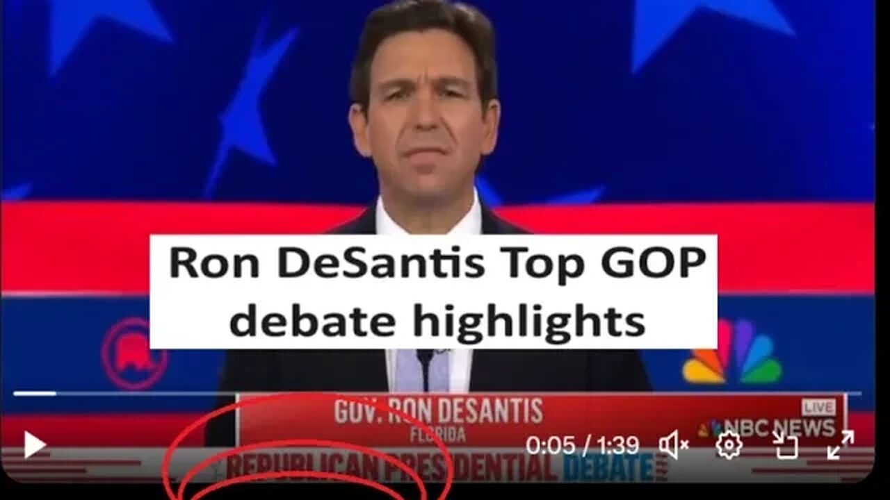 Ron DeSantis GOP Debate Top 3 Highlights no video