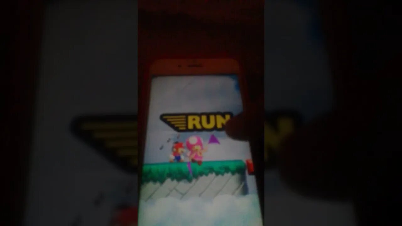jogo super Mario Bros run 3 #shorts