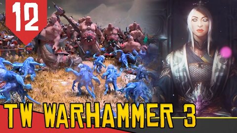 Batalha MILAGROSA com OGROS e HUMANOS - Total War Warhammer 3 Cathay #12 [Gameplay Português PT-BR]
