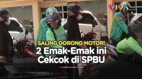 Pertempuran Antar Emak-emak di SPBU, Buntut Nggak Terima Diserobot