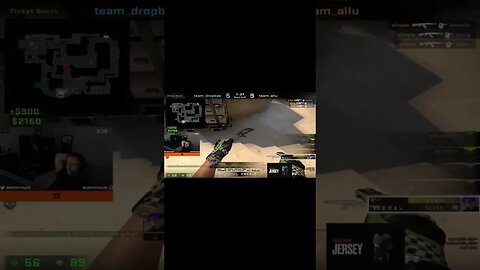 1v5 S1mple Clutch on Mirage