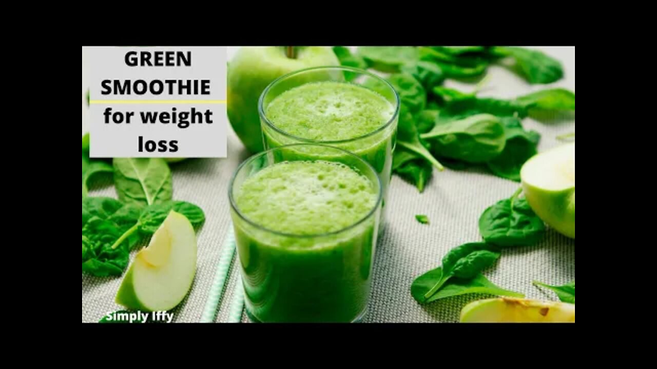STRONGEST Belly Fat Burner Smoothie |SIMPLE Green Smoothie for Weight Loss | Green Smoothie Recipe