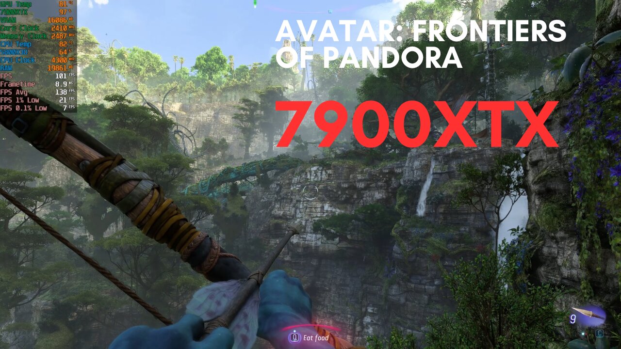 Avatar: Frontiers of Pandora || RX 7900 XTX | 5800X3D || 1440p, native/ FSR3 performance