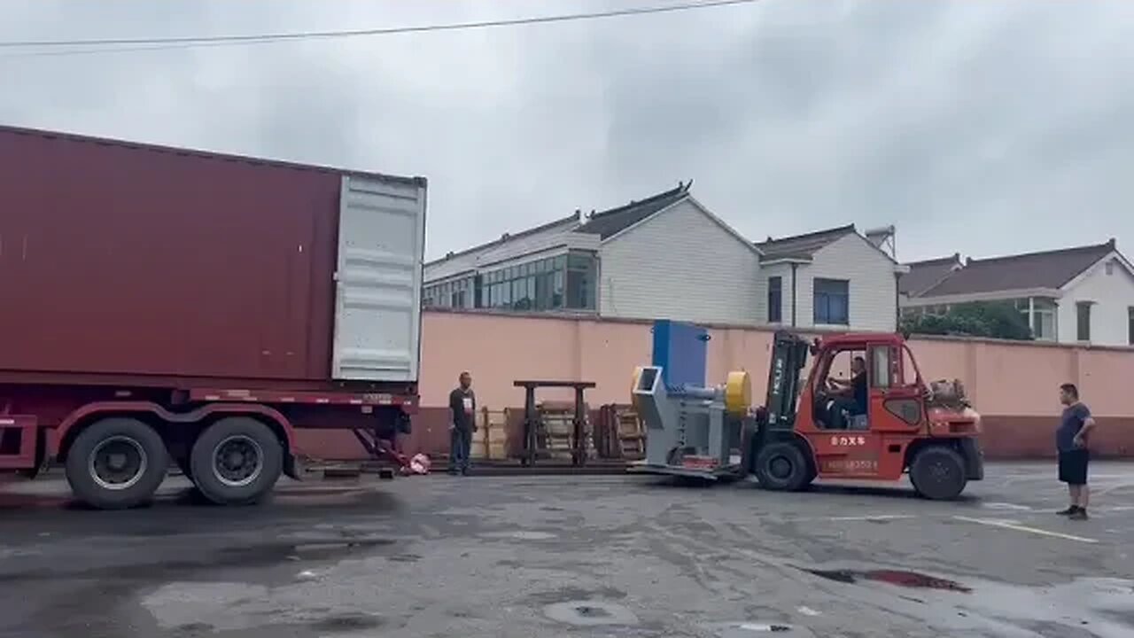 Recycling Machine Export to India #waste #tranding #viral #india #usa #ukraine #scrap #recycle #100