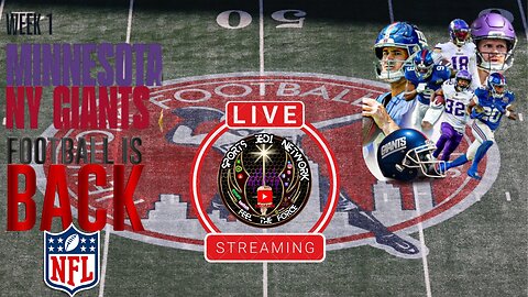 NY GIANTS 20024 open their 100th season against the Minnesota Vikings. Giants/Vikings Watch Party