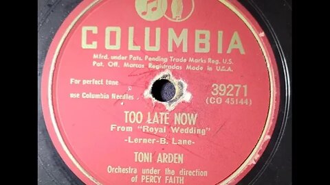 Toni Arden – Too Late Now