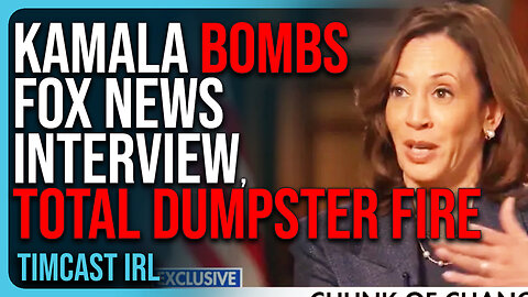 Kamala BOMBS Fox News Interview, ROASTED For TOTAL DUMPSTER FIRE
