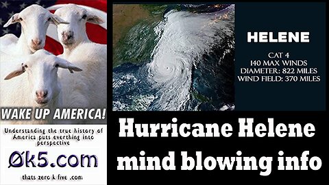 Hurricane Helene mind blowing info