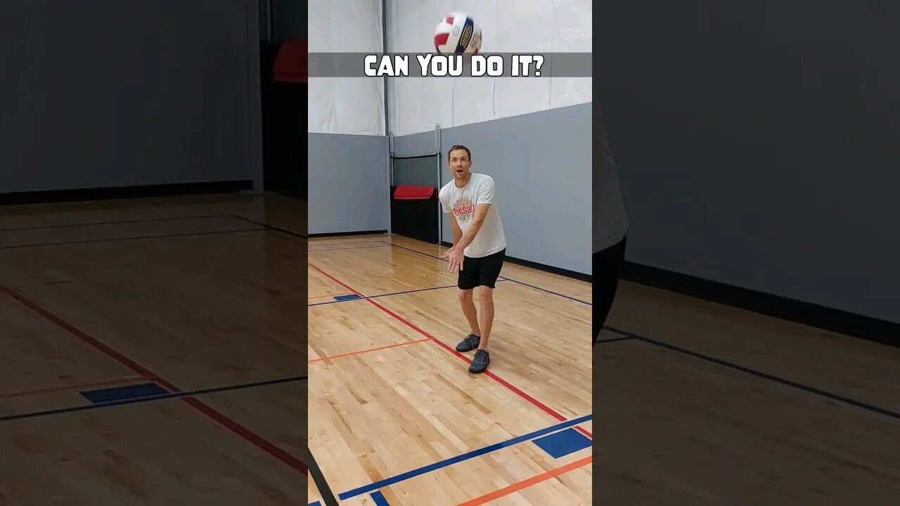 Volleyball - Warm Up Trick - Can you clap pass? #pebowman