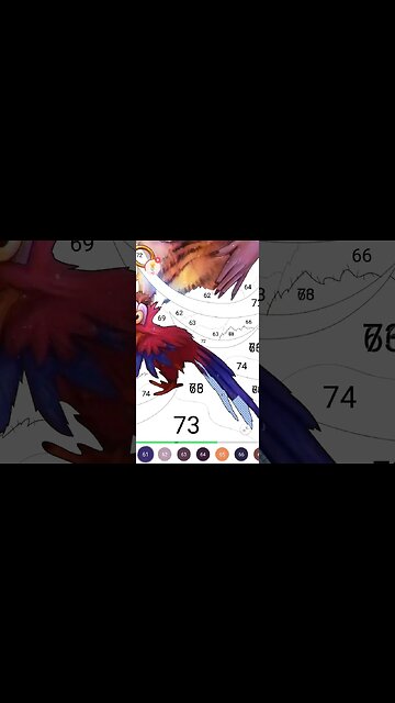 Color by number - Princess