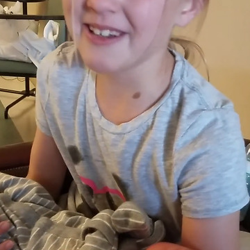 Cute Girl Crying On The Sight Of Her Newborn Brother