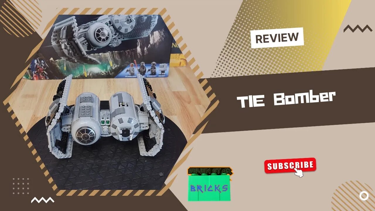 Lego Star Wars TIE Bomber REVIEW! Set 75347 - 625 pcs