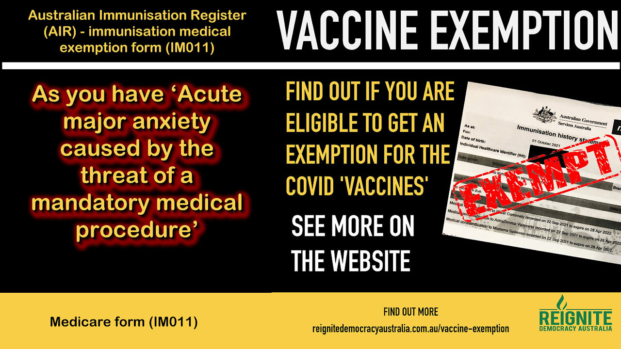 2021 OCT 12 Are you eligible for a vaccine exemption