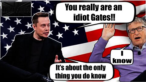 Based Elon Musk Says no to vaxx and Bill Gates is an idiot lol