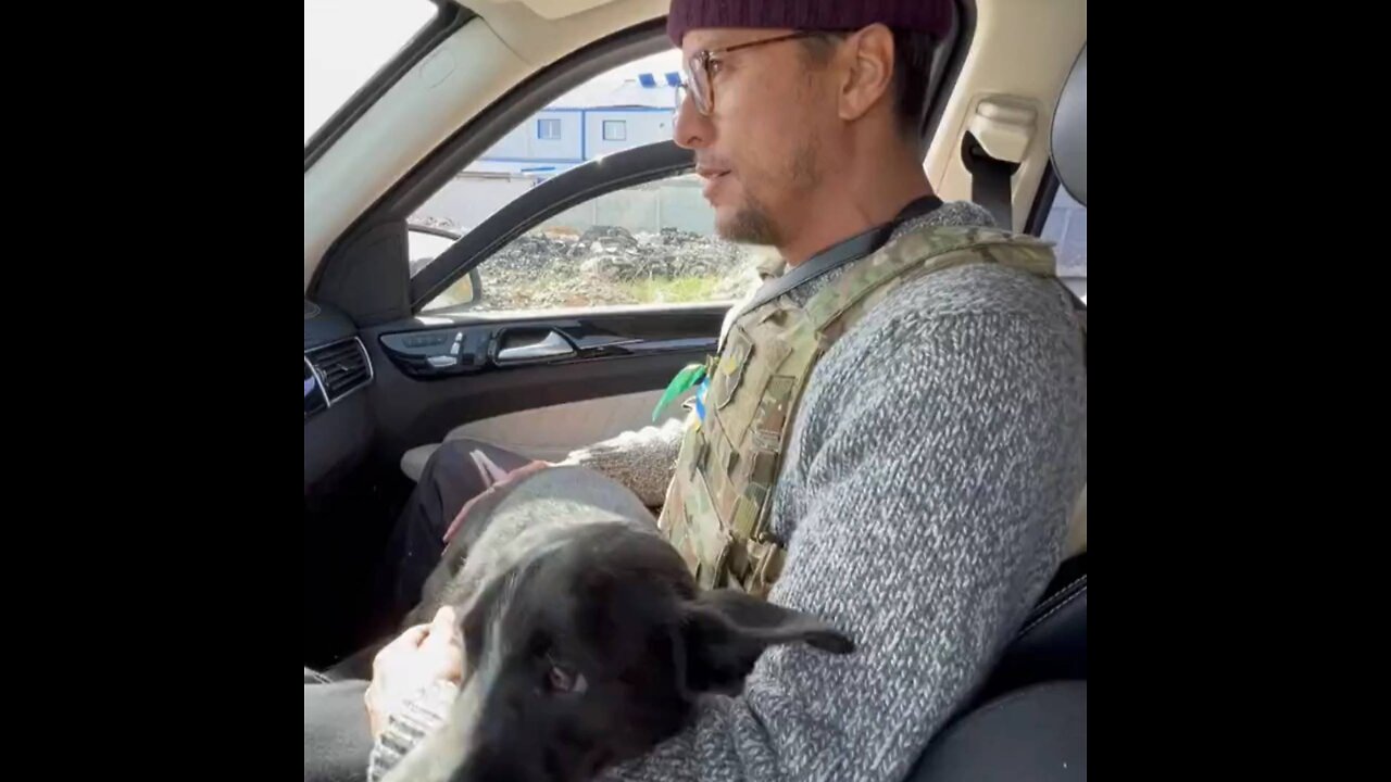 Cary now has a new family member ## Dog#Ukraine