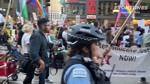 There is a conversation happening about the absence of Black Americans at the protests in Chicago