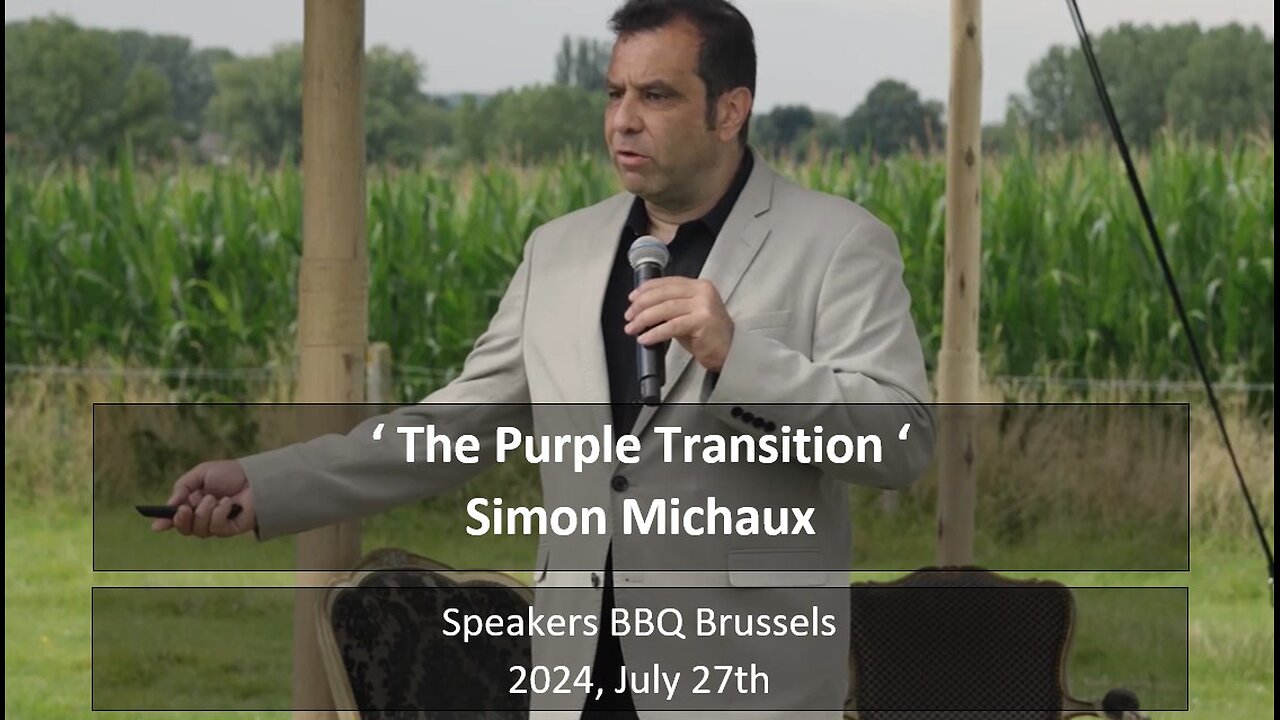 Speakers BBQ 2024 Simon Michaux The Purple Transition