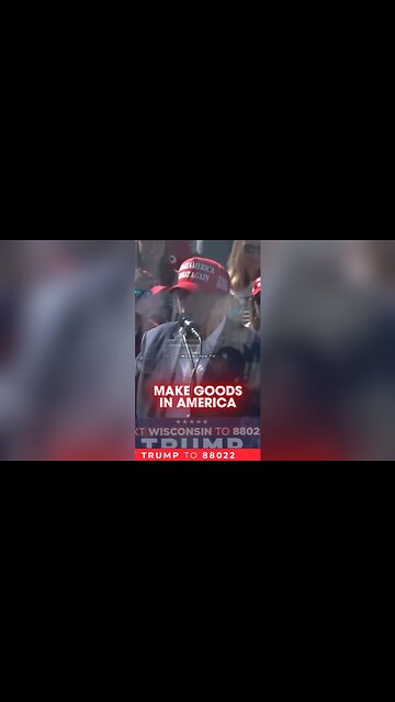 Trump Promises To Turn America Into a Manufacturing Superpower - 9/7/24