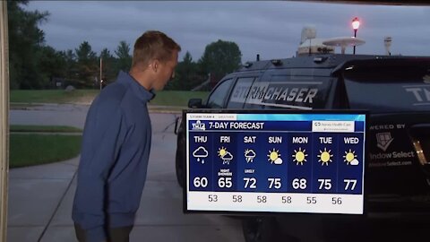 Another rainy day with a cool breeze on Thursday