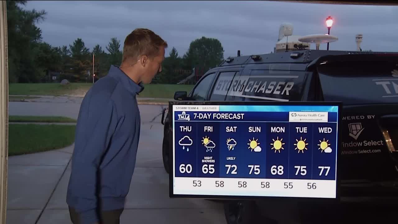 Another rainy day with a cool breeze on Thursday