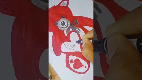 Cute Teddy Bear Drawing