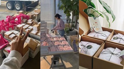Packaging Orders ASMR Check ✅ Small Business Ideas 🛍️ TikTok Compilation 💖 ||• ~𝐢𝐥𝐲 27 Subs💖• Part 6