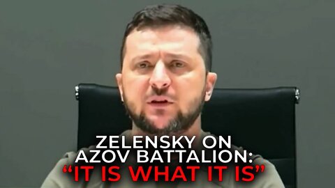 VIDEO: Ukrainian President Admits Nazi Battalion Formally Part Of The Military