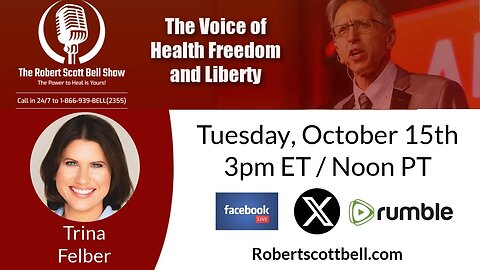 Trina Felber, The Clean Beauty Movement, Vipera, Covid Vaccine Injury, Chronic Fatigue, ADHD epidemic ignored, Head-spin Holes - The RSB Show10-15-24