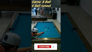 6 Ball runout #8ballpool #shorts