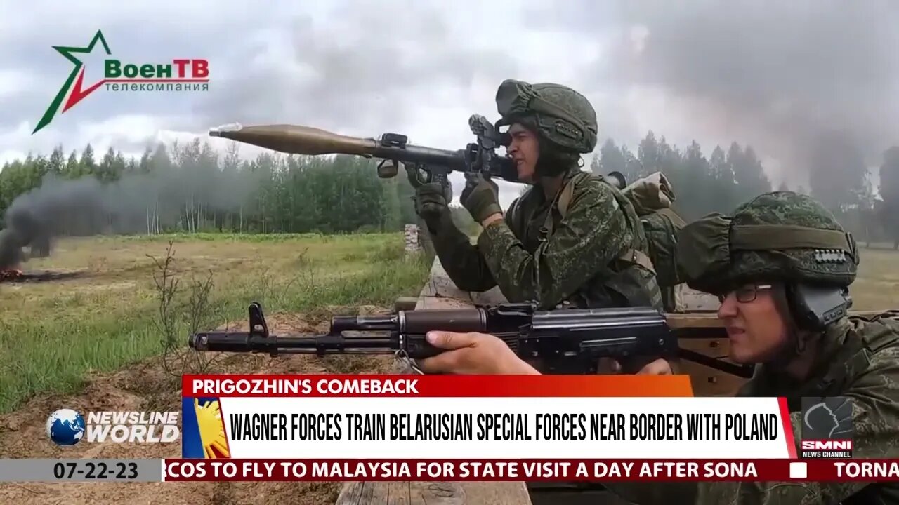 Wagner forces train Belarusian special forces near the border with Poland