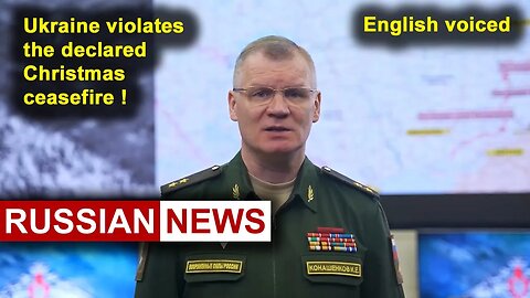 Ukraine violates the declared Christmas ceasefire. The shelling continues | Russia Ukraine