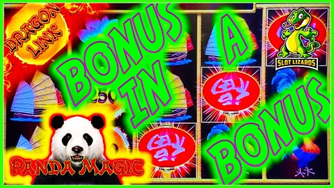 YES!! BONUS IN A BONUS BIG WIN! Dragon Link Panda Magic Slot COMEBACK CITY!
