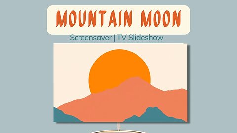 See the Enchanting Transformation 😲 Magical Retro Moon🌙 Acrylic Painting Screensaver #slideshow #art