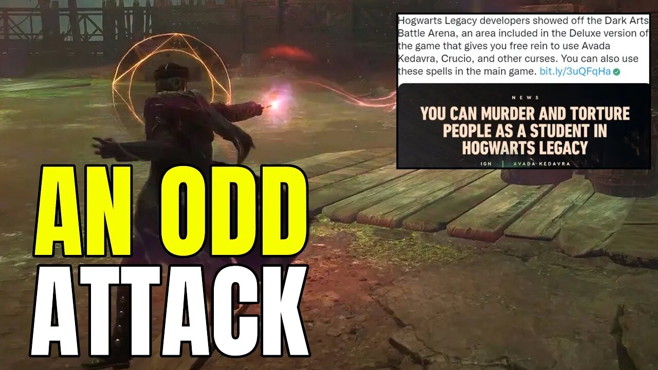 IGN Tries (And Fails) To Attack Hogwarts Legacy In The Weirdest Way