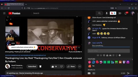 Thanksgiving Live: Joy Reid "Thanksgiving FairyTale"| Don Cheadle enslaved By Indians