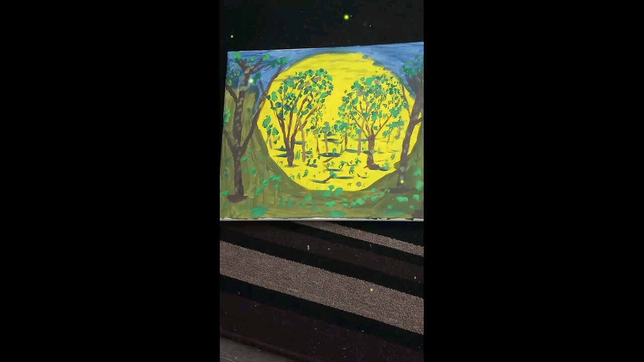 sunshine in the trees