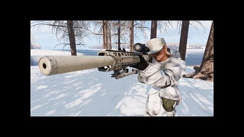 Ukraine sniper against Russian troops / Arma 3 Milsim