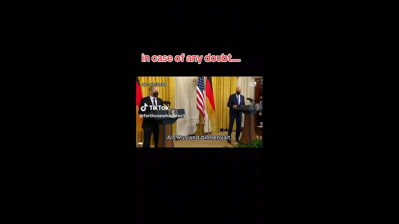 Biden and Northstreem 2 the truth