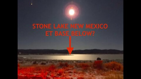 Is There a ET Base Underneath this Lake? Stone Lake NM, Close to Dulce
