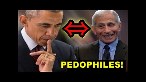 Pedophile Faggot Barack Obama and Satanist 'Dr' Anthony Fauchi in Plain Sight!