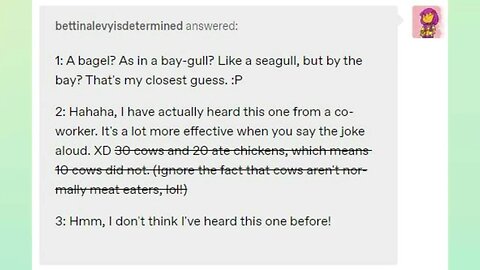 Ask Bettina: Riddle Me These
