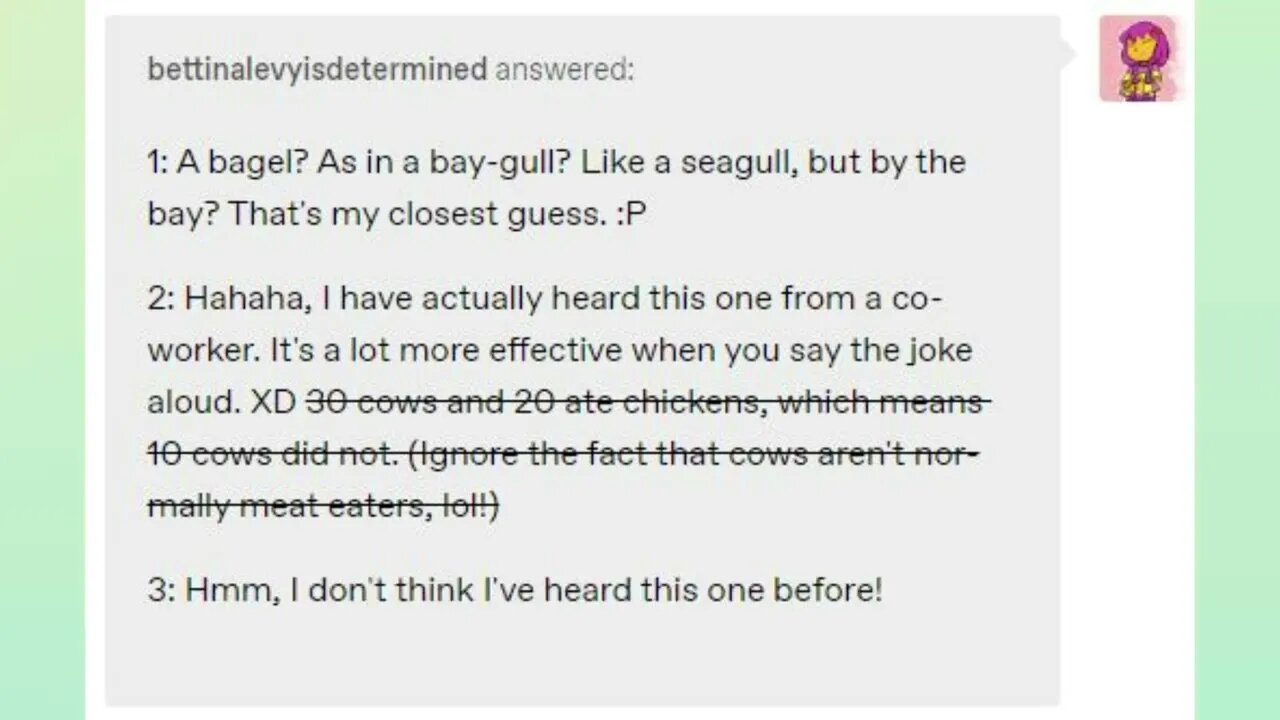 Ask Bettina: Riddle Me These