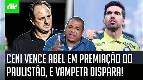 "É COISA DE MALUCO! O Rogério Ceni ser ELEITO em vez do Abel é..." Vampeta DISPARA após PREMIAÇÃO!